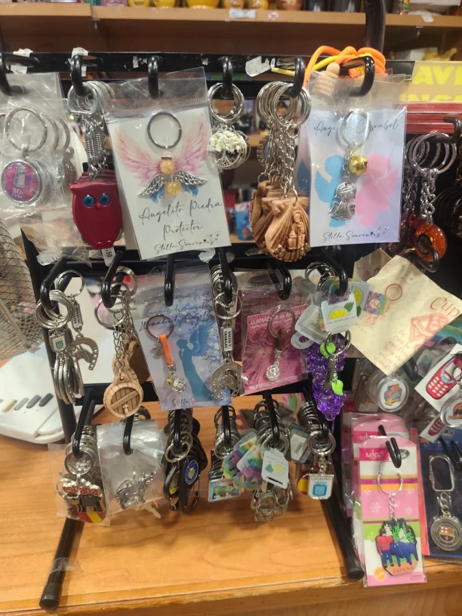 Llaveros y accesorios colgantes con diseños variados